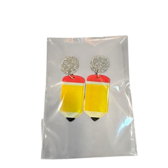 3/$20 Colorful Pencil Earrings - Picture 7 of 7
